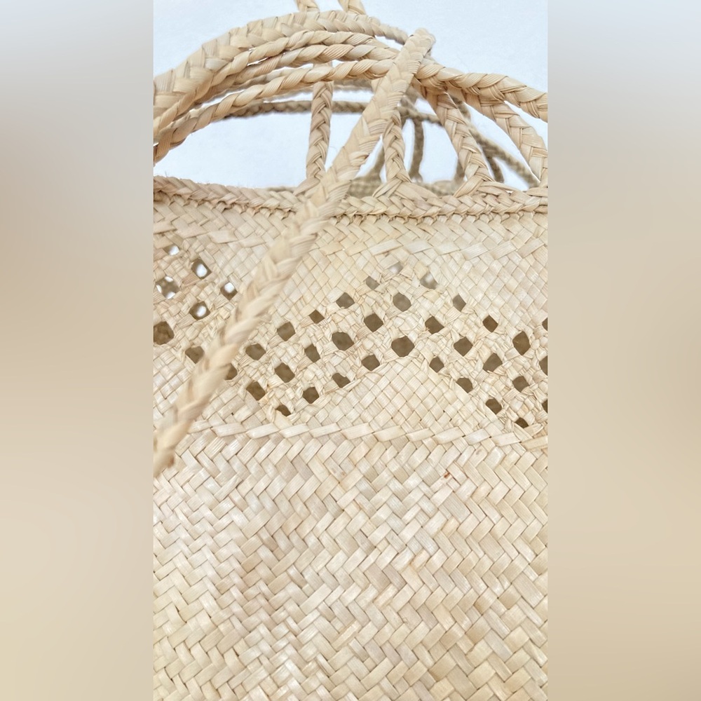 Carrying basket (Pentecost Island style) Handwoven from Vanuatu NEW - Picture 6 of 10